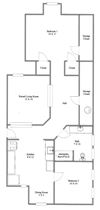 2 Bed 1 Bath